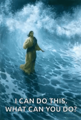 Jesus Walking On Water GIF - Jesus Walking On Water Walking GIFs