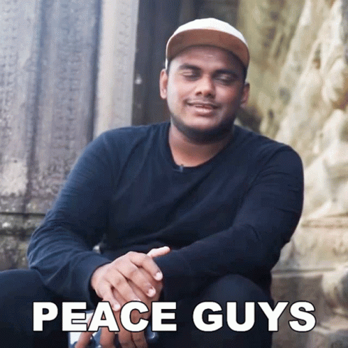 Peace Guys Bhuvani Dharan GIF - Peace Guys Bhuvani Dharan Tamil Trekker GIFs
