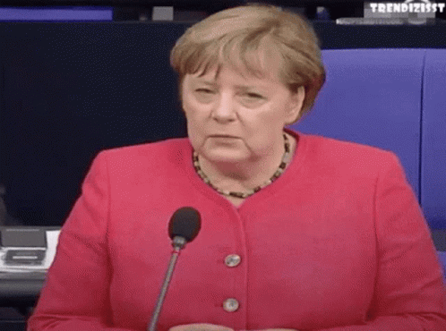 Excuse Me Side Eye GIF - Excuse Me Side Eye Angela Merkel GIFs