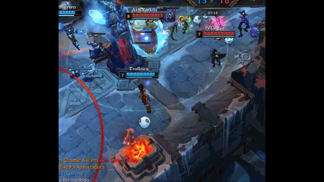 a screenshot of a video game with a player named trollica in the middle