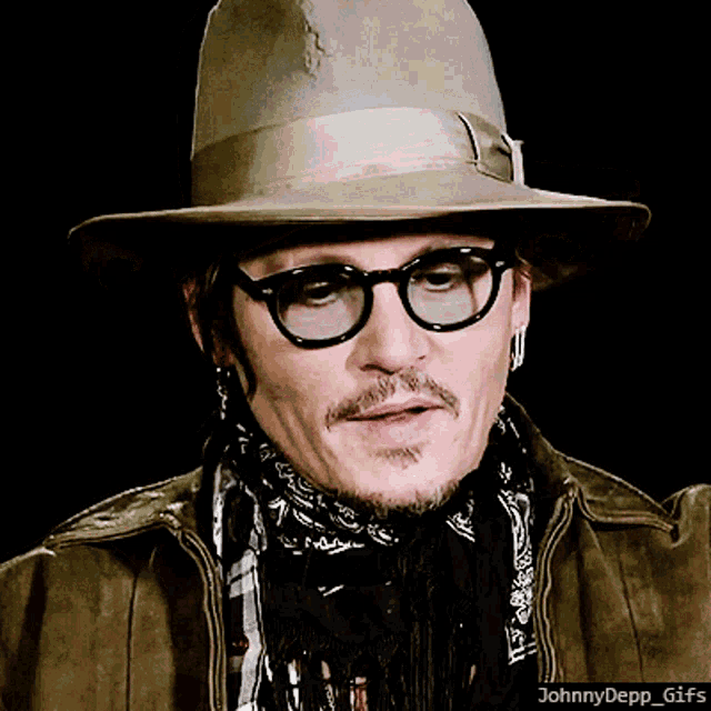 Johnny Depp Hat GIF