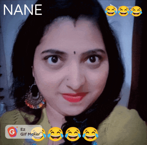 a picture of a woman with the name nane on the bottom