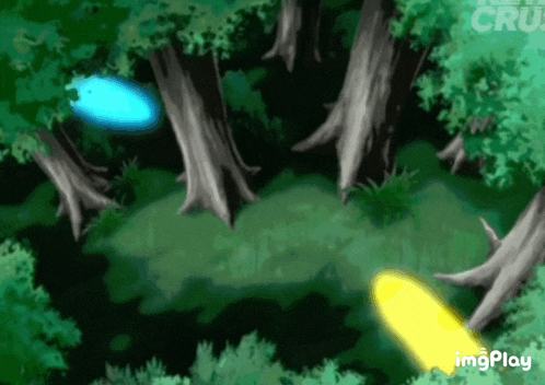 a painting of a forest with the words imgplay visible