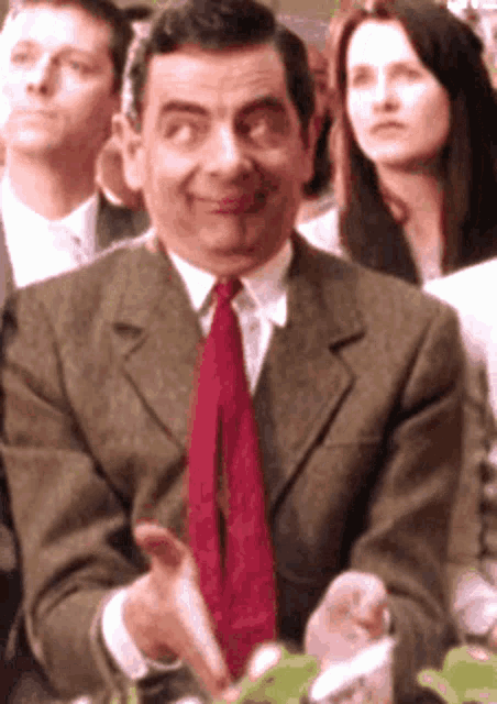 Grimace Mr Bean GIF - Grimace Mr Bean Funny Face GIFs