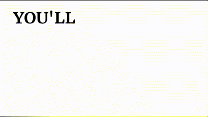 a white background with a row of black letters that says iiii