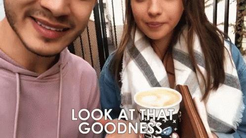 Look At That Goodness GIF - Look At That Goodness Coffee GIFs