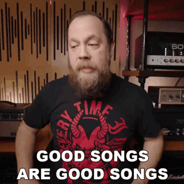 Good Songs Are Good Songs Ryan Fluff Bruce GIF - Good Songs Are Good Songs Ryan Fluff Bruce Riffs Beards And Gear GIFs