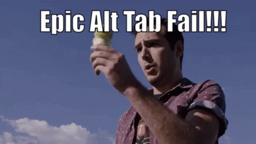 Epic Alt Tab Fail Epic Embed Fail GIF - Epic Alt Tab Fail Epic Embed Fail Among Us GIFs