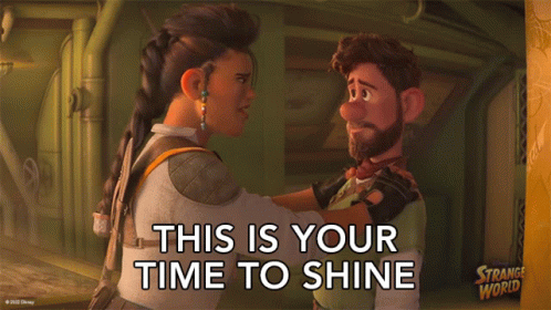 This Is Your Time To Shine Searcher Clade GIF - This Is Your Time To Shine Searcher Clade Callisto Mal GIFs
