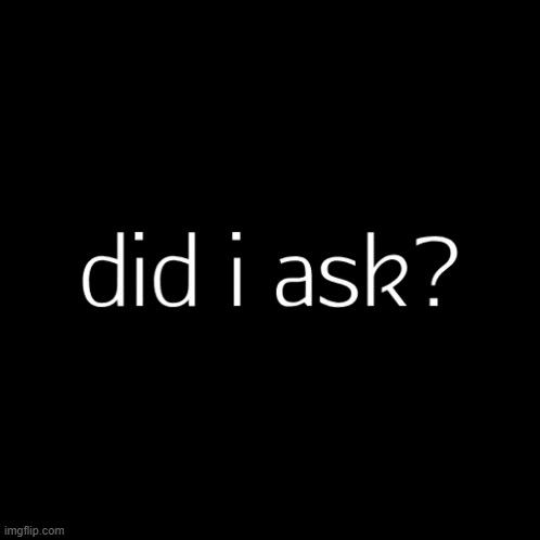 a black background with the words `` right now ? '' written in white letters .