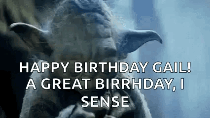Yoda Star Wars GIF - Yoda Star Wars Happy Birthday GIFs
