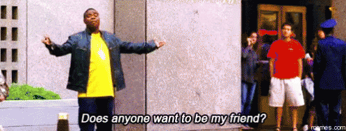 Does Anyone Want To Be My Friend? GIF - 30rock Tracy Morgan GIFs