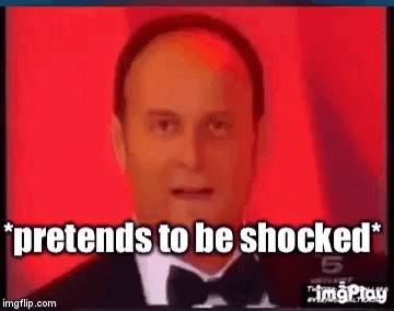 Gerry Scotti Pretends To Be Shocked GIF - Gerry Scotti Pretends To Be Shocked Trash Italiano GIFs