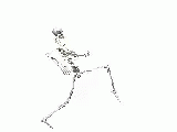 Skeleton Walk GIF - Skeleton Walk Big Steps GIFs