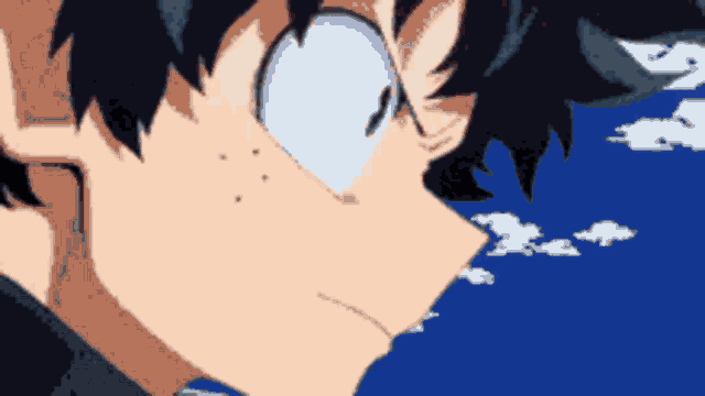 a pixel art drawing of a person with a thumbs up