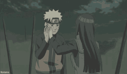 a cartoon of a man and a girl with the number 6 on their head