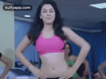 Hansika Workout.Gif GIF