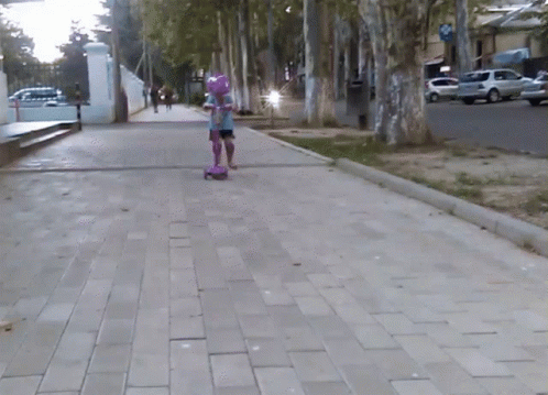 Anna Scooter Walking Scooter GIF - Anna Scooter Walking Scooter Scooter GIFs