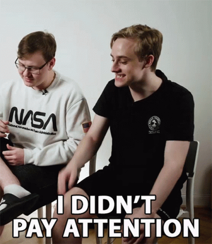 I Didnt Pay Attention Sorry GIF - I Didnt Pay Attention Sorry Say That Again GIFs
