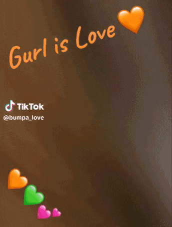 a picture of a girl with the words girl is love