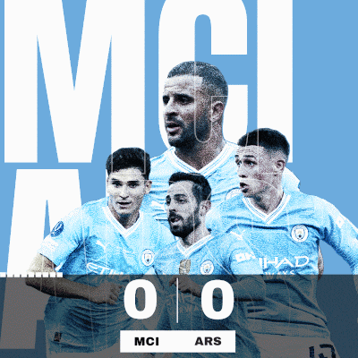 a poster for a soccer game that says mci 0 ars