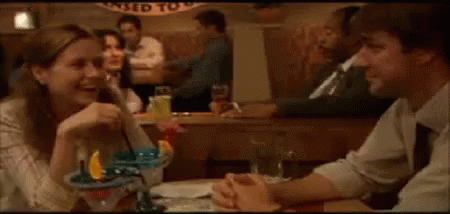 Jim And Pam The Office GIF - Jim And Pam The Office Drinks GIFs