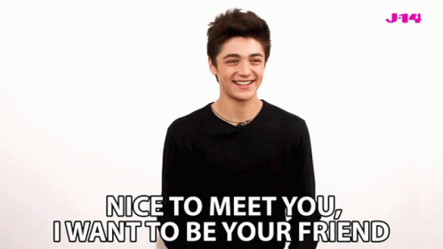 Nice To Meet You I Want To Be Your Friend Asher Angel GIF - Nice To Meet You I Want To Be Your Friend Asher Angel Nice To Meet You GIFs