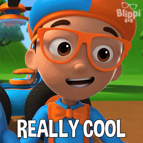Really Cool Blippi GIF - Really Cool Blippi Blippi Wonders - Educational Cartoons For Kids GIFs