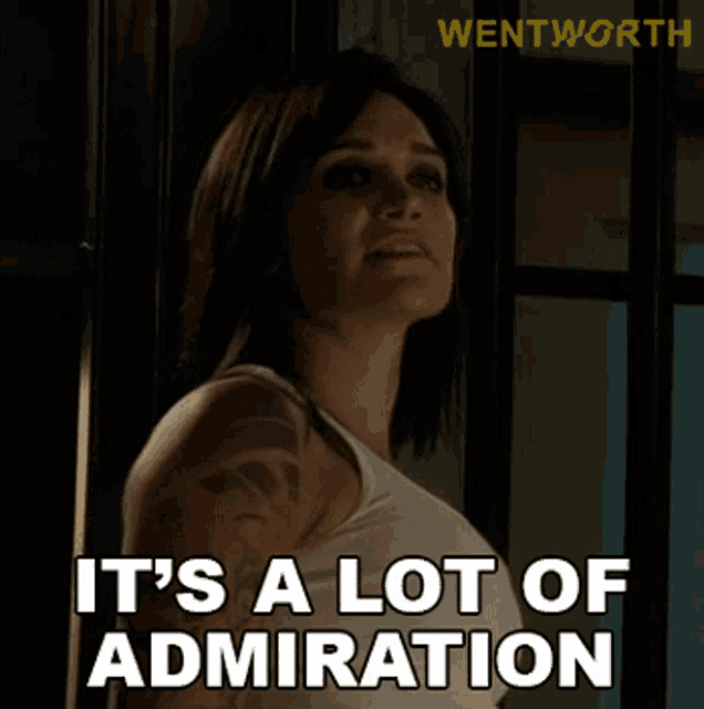 a woman with a tattoo on her arm says it 's a lot of admiration ..