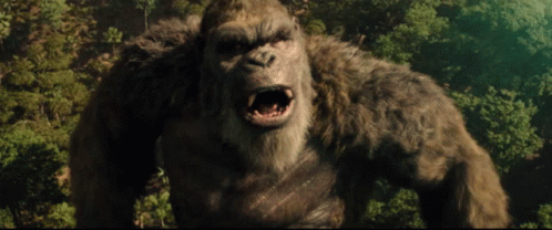 Godzilla Vs Kong Kong GIF - Godzilla Vs Kong Kong Roaring GIFs