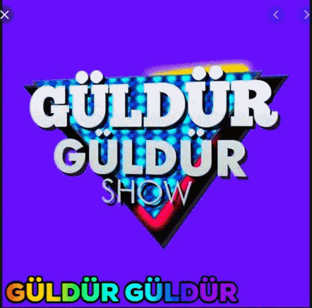 a pink background with the words guldur guldur show