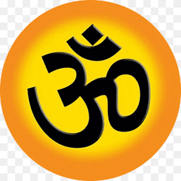 a yellow circle with a black symbol in the center