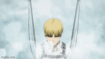 a man with a backpack is hanging from a metal pole with his head down .