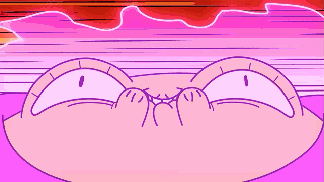 a cartoon drawing of a person 's face with a lightning bolt behind it