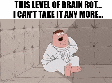 peter griffin from family guy is sitting in a prison cell with his arms and legs tied .