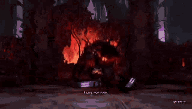 a video game scene with izunity written on the bottom right