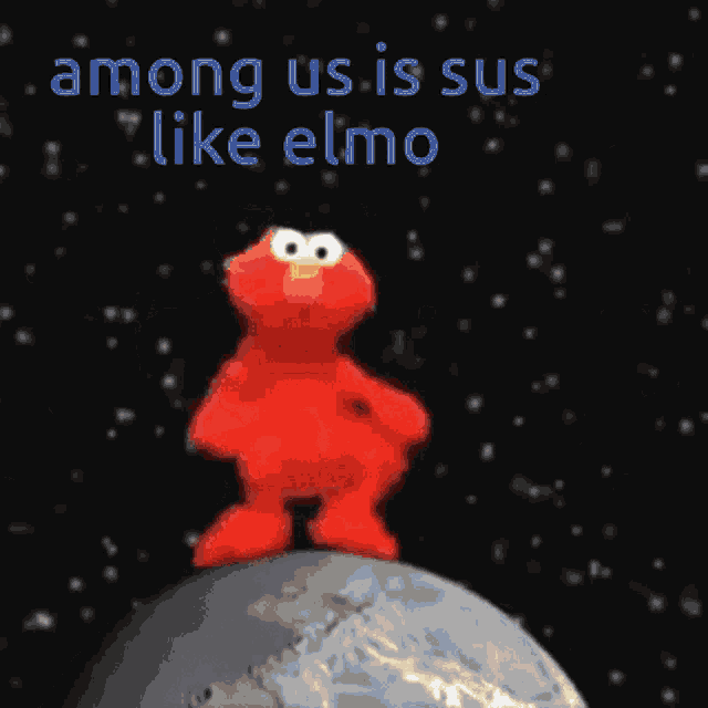 Sus Elmo GIF - Sus Elmo Among Us GIFs