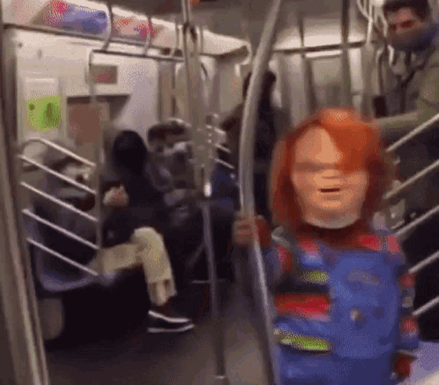 Chucky Subway GIF - Chucky Subway Nyc GIFs
