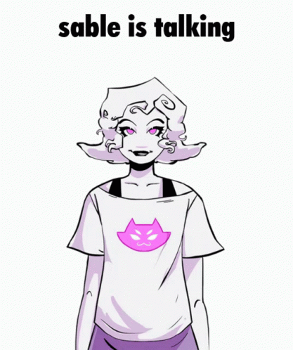 Cool Hotel Sable Is Talking GIF - Cool Hotel Sable Is Talking Homestuck GIFs