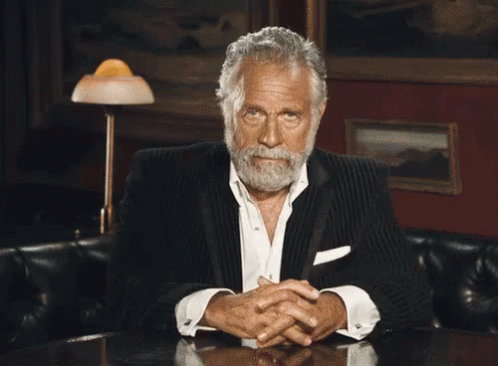 Most Interesting Man In The World GIF - Laugh Dosequis GIFs