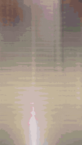 a blurred image of a person 's torso with a purple border