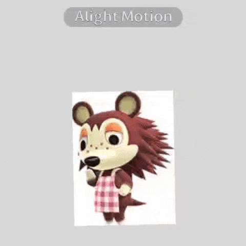 a gray safe with the word alight motion on it
