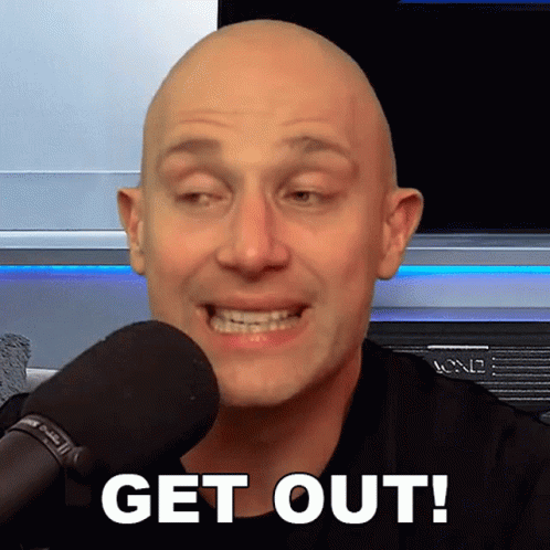 Get Out Simon Miller GIF - Get Out Simon Miller Leave GIFs