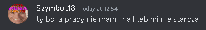 a screenshot of a skype conversation with szymbot18 today at 12:54