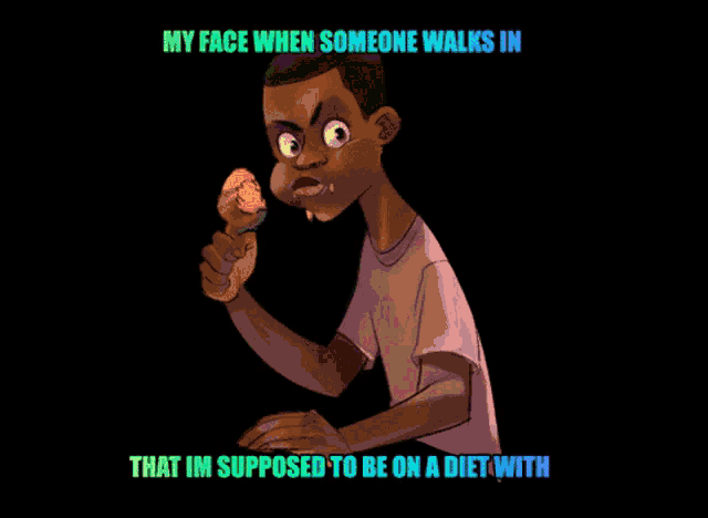 Dieting Caught GIF
