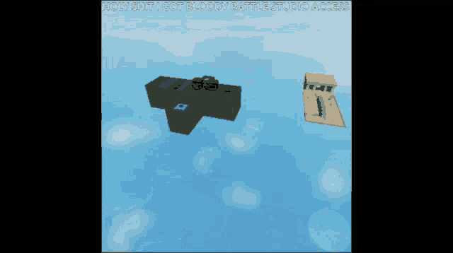 a screenshot of a video game with the words holy shit i got bloody battle studio access at the top