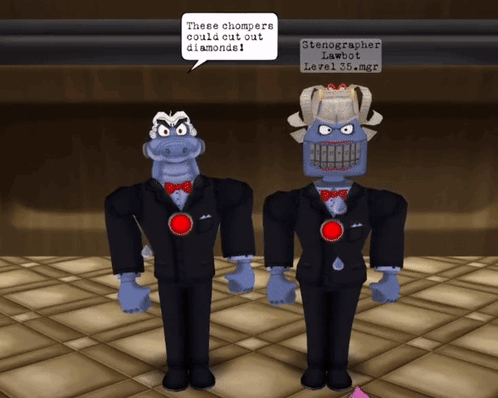 Toontown Corporate Clash GIF - Toontown Corporate Clash Stenographer GIFs