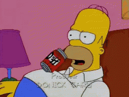Homero Tomando Cerveza GIF - Thesimpsons Beer GIFs