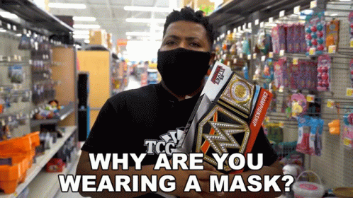 Why Are You Wearing A Mask Larry Frazier May GIF - Why Are You Wearing A Mask Larry Frazier May Team Aps GIFs