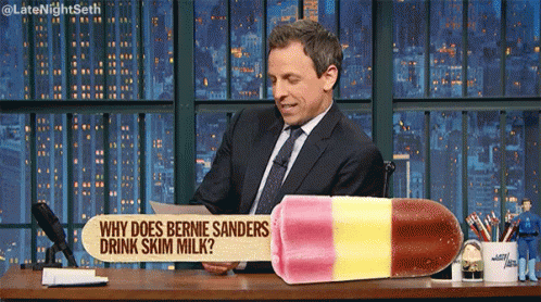 Bernie Sanders GIF - Seth Meyers Late Night Seth Late Night With Seth Meyers GIFs